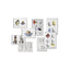 FORME RILIEVO CM.13X19 - SET 8 PZ.SOGGETTI ASS.PASQUA/PRIMAVERA