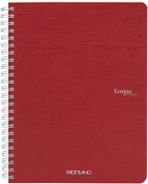 QUADERNO C/SPIRALE ECOQUA A5 1RIG CARTONATO CHERRY