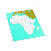 AFRICA, CARTINA MUTA