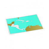 AMERICA CENTRALE, CARTINA MUTA