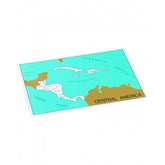 AMERICA CENTRALE, CARTINA STATI, INGLESE