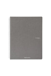 QUADERNO C/SPIRALE A4 ECOQUA QUADRETT. 0.5MM ANTRACITE