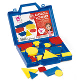 Blocchi Logici Medi/Piccoli - Valigetta 60 Pezzi