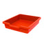 Contenitore Basso Cm. 43X31,5X7,5 H - Rosso