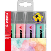 Evidenziatore Stabilo Boss Confezione 4 Pezzi Colori Pastello