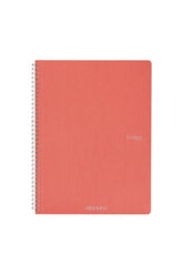 QUADERNO C/SPIRALE A4 ECOQUA QUADRETT. 0.5MM FLAMINGO