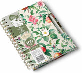 QUADERNO A5 SPIRALATO FLOWER CON STICKER E PORTA PENNE