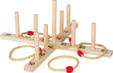 Gioco Anelli In Legno Con 5 Cerchi Di Corda