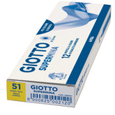 PASTELLO SUPERMINA GIOTTO GIALLO FLUO PZ.12