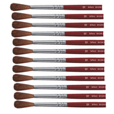 PENNELLO TONDO PELO DI PONY N. 12 - CONF.12 PZ.