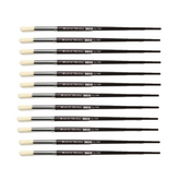 PENNELLO TONDO PURA SETOLA MANICO CORTO - CONF.12