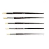 PENNELLI TONDI PURA SETOLA CORTI - BLISTER 5 PZ.