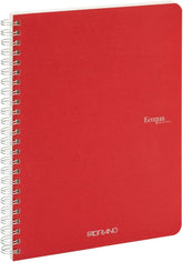 QUADERNO C/SPIRALE ECOQUA A5 1RIG CARTONATO LAMPONE