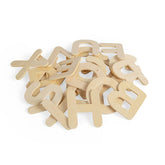 Lettere Maiuscole In Legno - Set 26 Pezzi