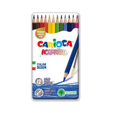 Pastelli Acquarellabili Carioca Scatola In Latta Confezione 12 Colori