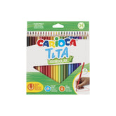 Pastelli Triangolari Carioca 24 Colori