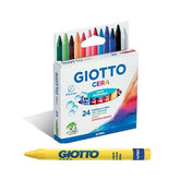 PASTELLI CERA GIOTTO 24 COLORI