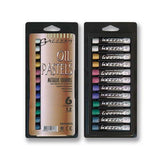 PASTELLI A OLIO METALLIZZATI - SCATOLA 12 PEZZI -