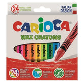 Pastelli Cera Carioca 24 Colori