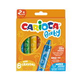 PASTELLI CERA MAXI CARIOCA BABY PZ.8