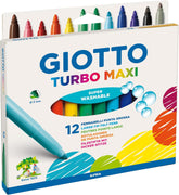 Pennarelli Turbo Maxi Giotto 12 Colori
