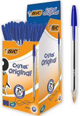Penna Bic Cristal Blu Confezione 50 Pezzi