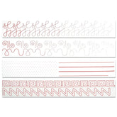 Strisce Pregrafismi Cm. 98X17 - Set 3 Pezzi