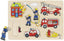 Puzzle Legno Con Pomelli Cm. 30X21 - Pompieri