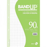 Ricambio Con Fori Rinforzati 90 Grammi Band-Up Fogli 40 Riga 10 Mm