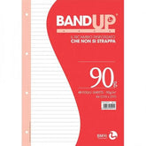 Ricambio Con Fori Rinforzati 90 Grammi Band-Up Fogli 40 1 Rigo