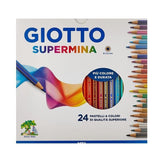 MATITE GIOTTO SUPERMINA 24 COLORI