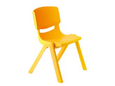 Sedia Per Scuole Materne In Ppl Seduta Cm. 26 - Giallo