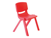 Sedia Per Scuole Materne In Ppl Seduta Cm. 26 - Rosso