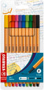 Pennarelli Stabilo Point 88 Astuccio 10 Colori Mm.0,4