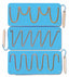 Pregrafismi Magnetici Cm.35X15 - Set 3 Pezzi