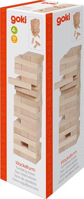 Gioco Equilibrio Torre In Legno Naturale