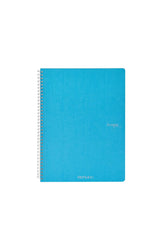 QUADERNO C/SPIRALE A4 ECOQUA QUADRETT. 0.5MM TURCHESE