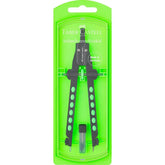 COMPASSO BALAUSTRONE FACTORY NEON VERDE FABER-CASTELL