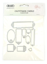 FUSTELLA SOTTILE TARGHETTE 10 SOGGETTI