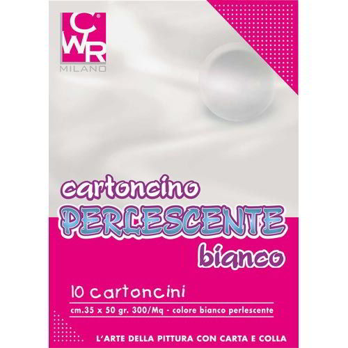CARTONCINO GR.300 PERLESCENTE CM.50X70 - CONF. 10 FG. - ORO