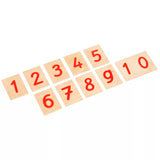 CARTELLI DEI NUMERI 1-10  VERSIONE INTERNAZIONALE