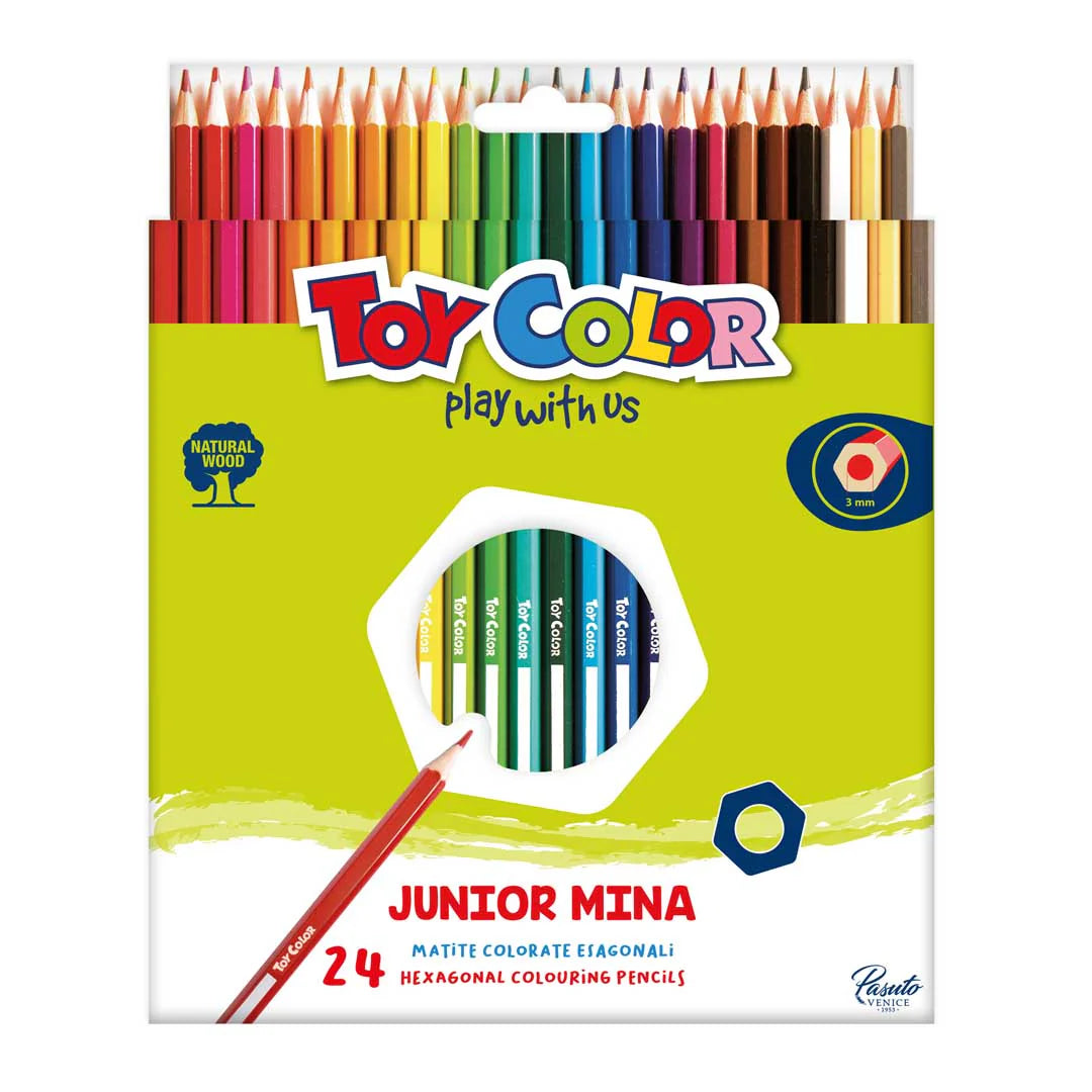 PASTELLI JUNIOR TOYCOLOR 24 COLORI Immagine principale del prodotto