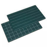 LAVAGNETTE VERDI CON RIGHE E QUADRATI ( SET DI 2 )