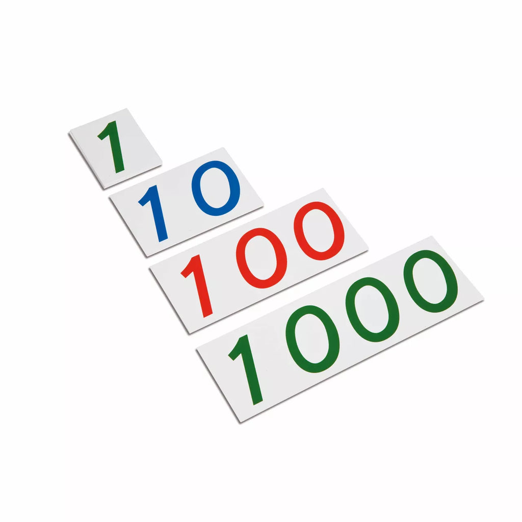 CARTELLI GRANDI DEI NUMERI 1-1000