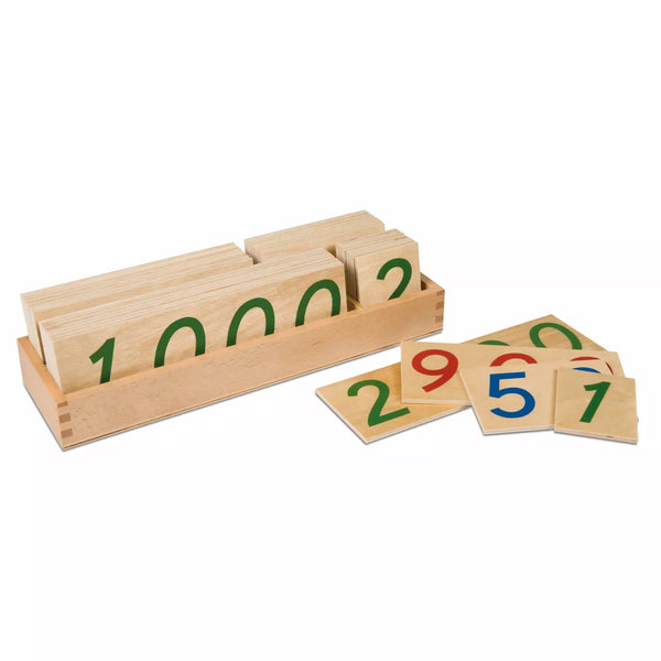 CARTELLI GRANDI DEI NUMERI 1-9000 IN LEGNO