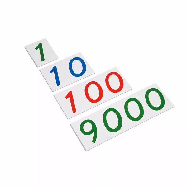 CARTELLI GRANDI DEI NUMERI 1-9000