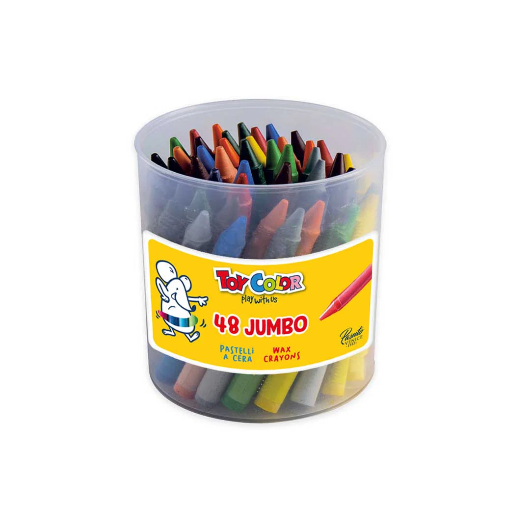 PASTELLI CERA MAXI TOYCOLOR 48 IN 12 COL Immagine principale del prodotto
