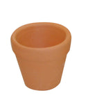 VASETTO TERRACOTTA DIAM .CM. 4  - SET 10 PEZZI