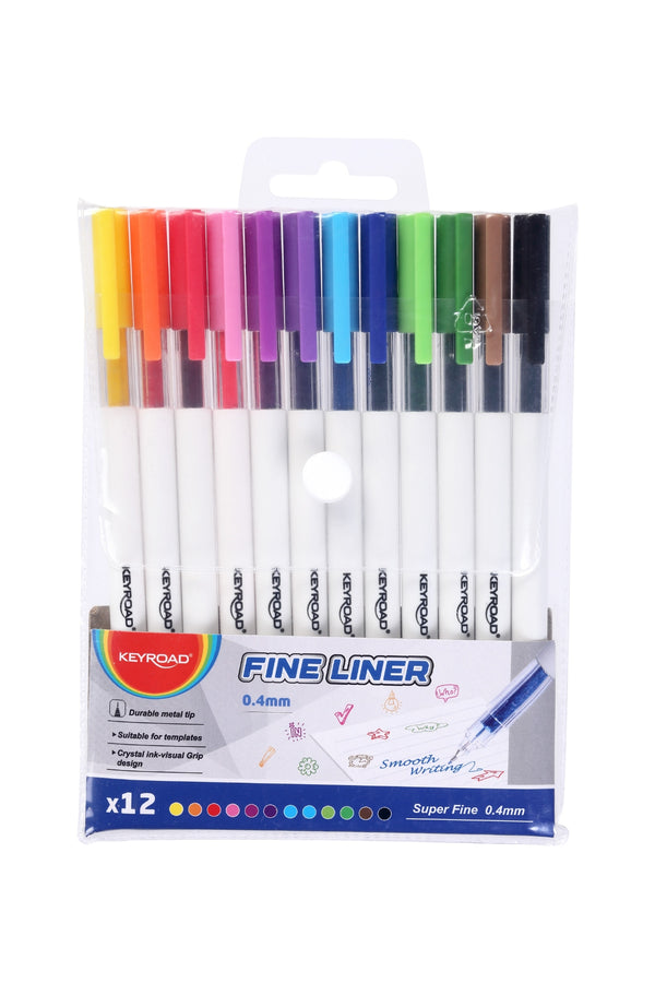 PENNE FINE LINER - SET PZ. 12 COL. ASS.