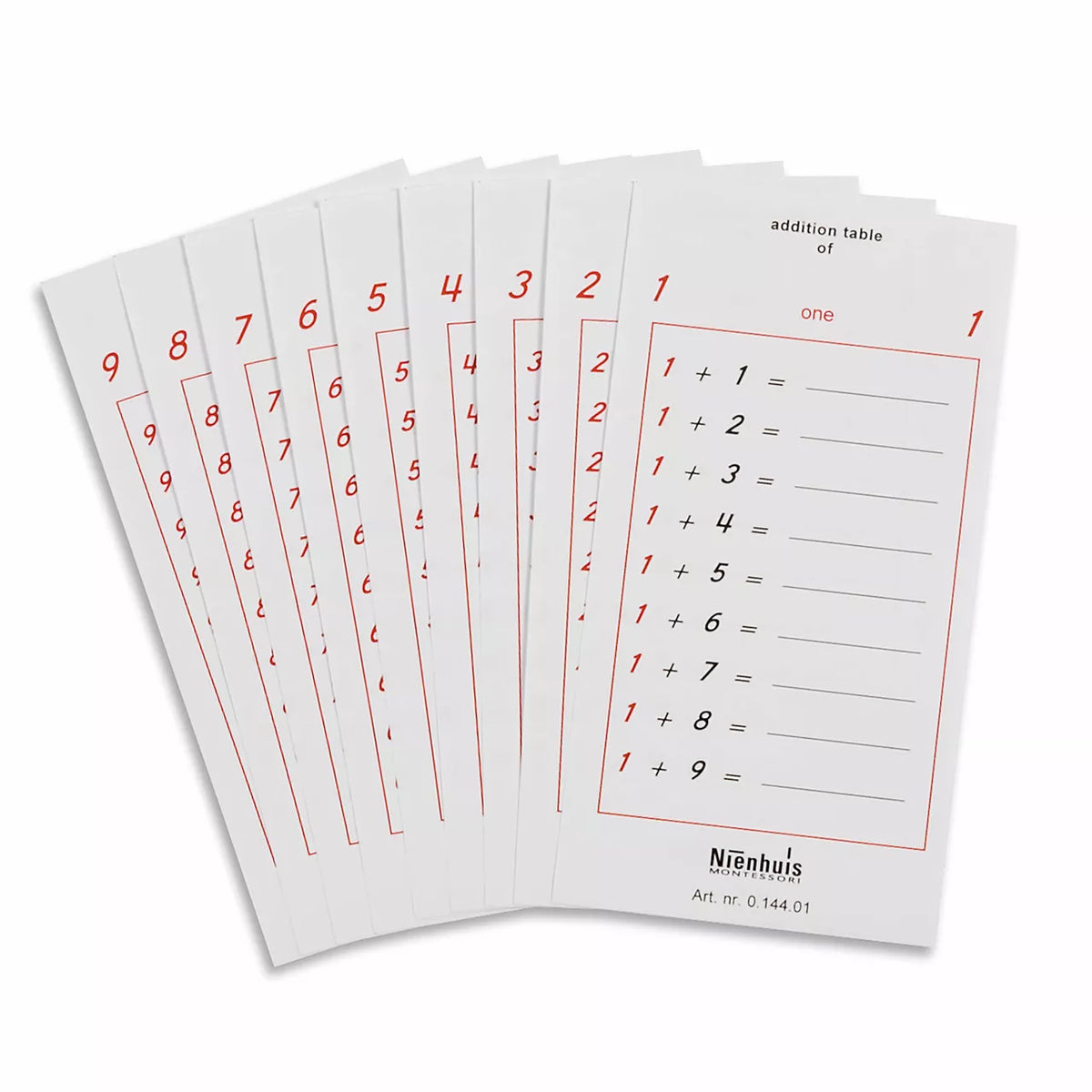 LIBRETTI PER L'ADDIZIONE, SET DI 5 (IN INGLESE)